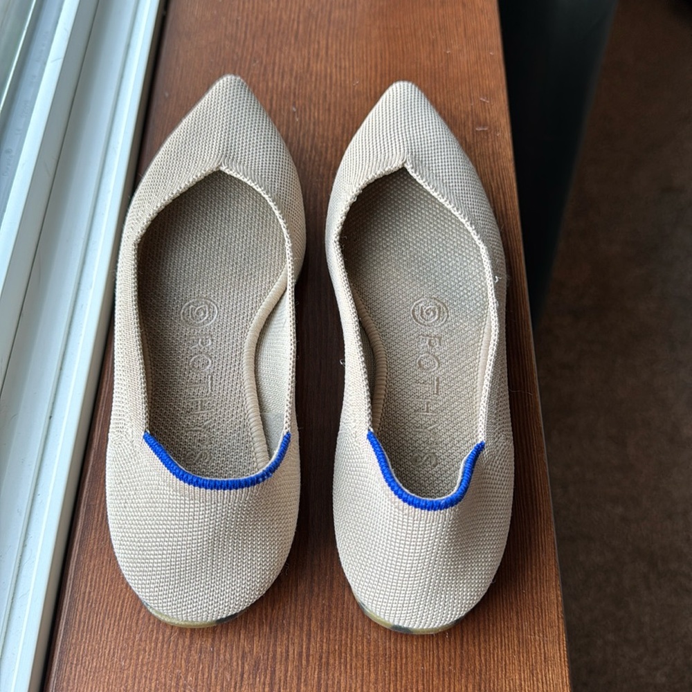 Rothy’s The Point - Ecru - Size 6 - image 3